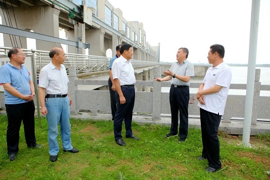 临沂市水利局局长唐音波来莒南县调研水利工程防汛及水资源开发利用