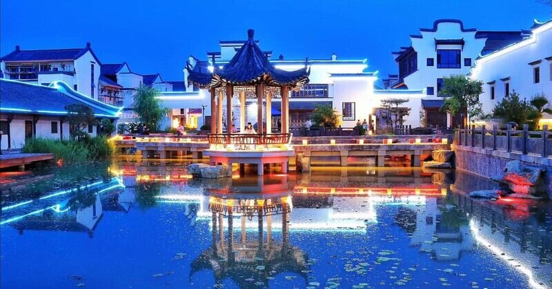 寻美画乡寒亭探访稻香新城寻美潍坊全国网络名人采风团走进寒亭