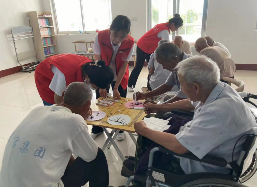 绘形绘色,"墨"出风采——济南市莱芜区杨庄镇社工站开展残疾人老年