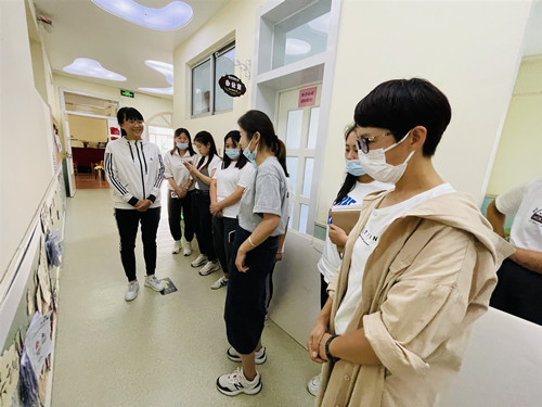 淄博淄川区实验幼儿园开展走廊环境创设观摩活动