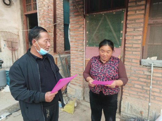 济宁市鱼台县张黄镇网格员温情入户宣传防范一氧化碳中毒