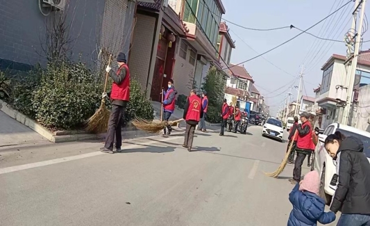 济宁市微山县留庄镇开展春节后人居环境专项整治提升