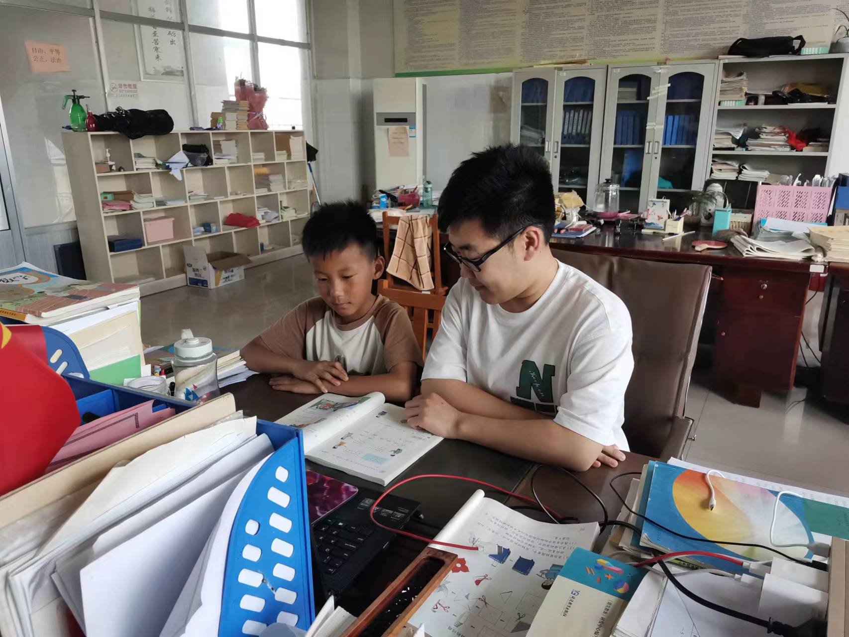 日照市莒县果庄镇海坡小学开展心理健康面对面活动