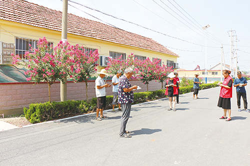 莱西市夏格庄镇刘家疃新村整治环境有实招