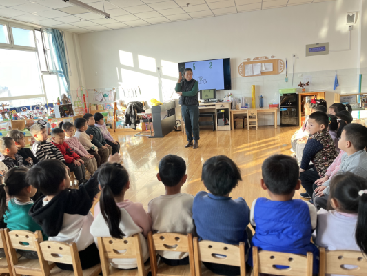 淄博高青縣常家中心幼兒園開展冬至節氣主題活動