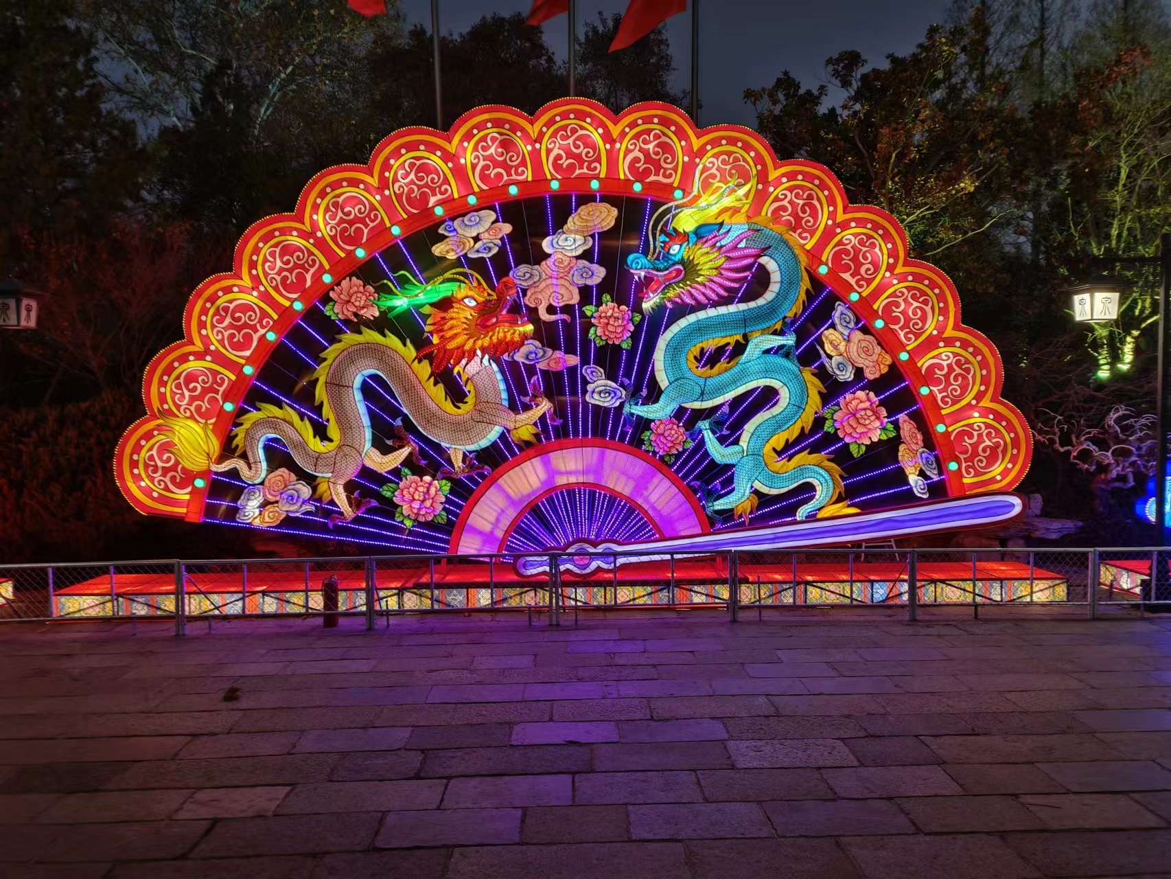 济南趵突泉灯会2021图片