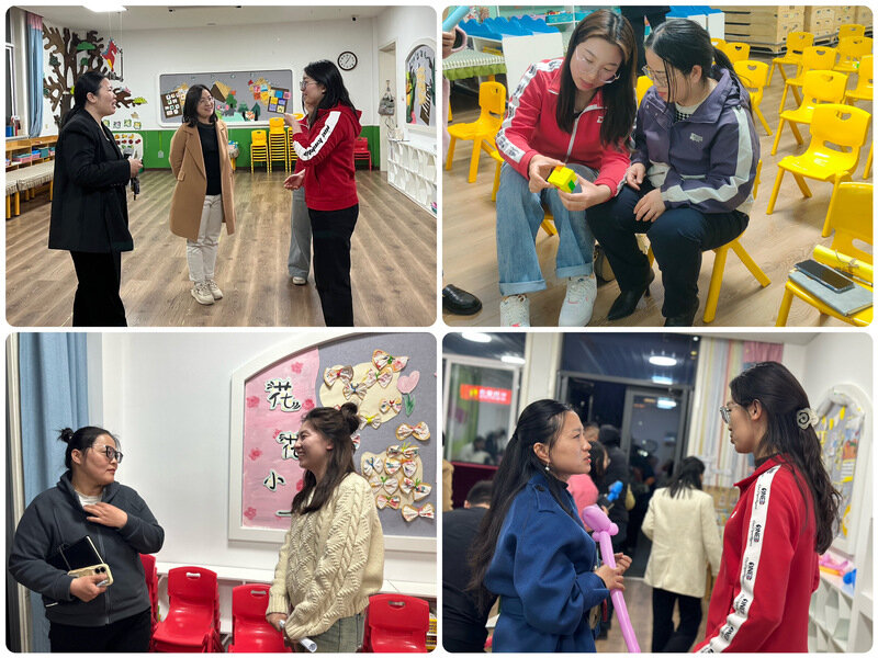 春之约共携手同成长东营市东营区蓝天幼儿园召开新学期家长会