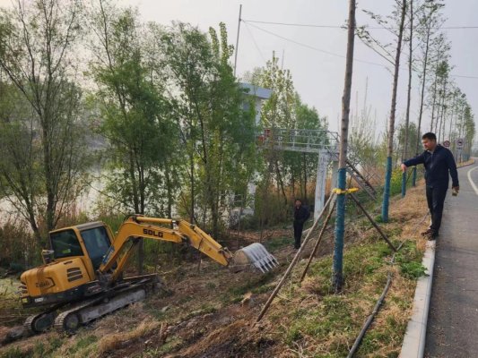 济宁市微山县南阳镇部门联动扎实推进河湖岸线整治行动