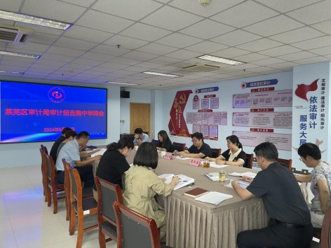济南市莱芜区审计局召开审计报告集中审阅会