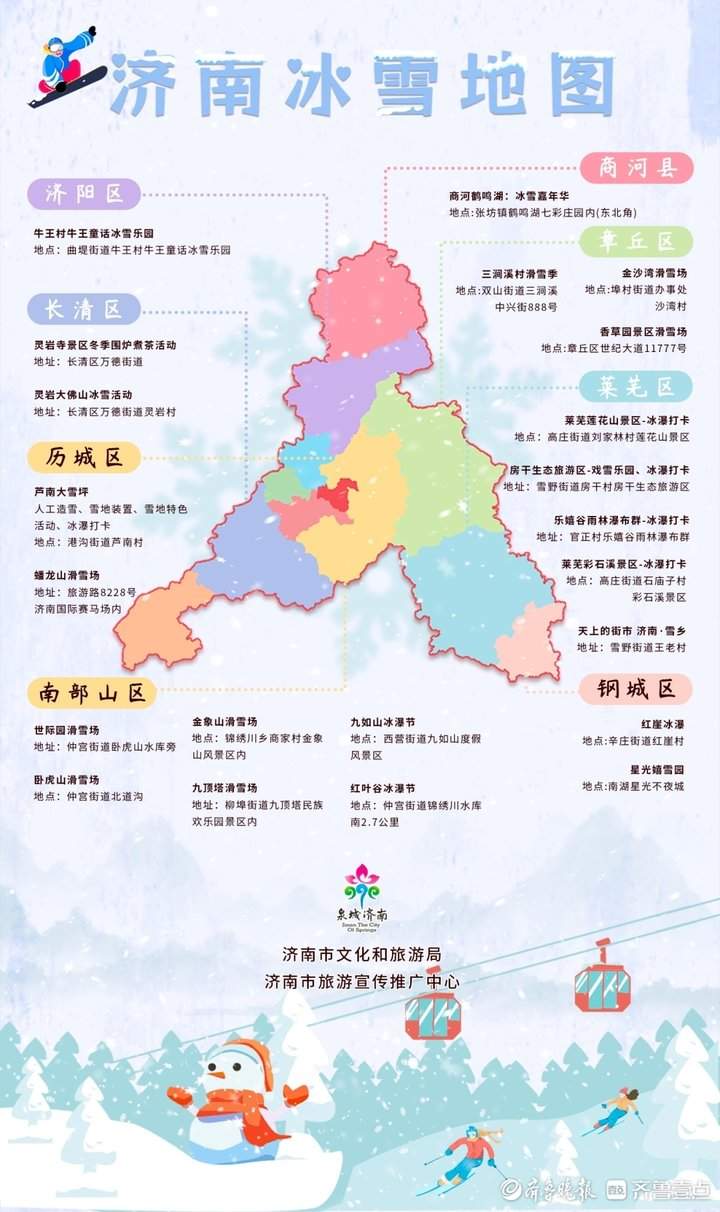 滑雪、嬉雪、赏冰瀑……《济南冰雪地图》已上线