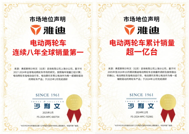 深耕新质生产力，雅迪电动车激活市场消费潜能