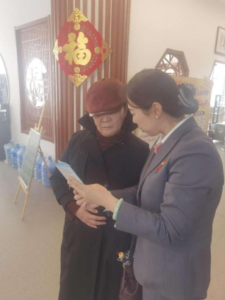 广发银行东营西城支行走进胜利花苑玉兰社区：服务特定人群 传递金融温度