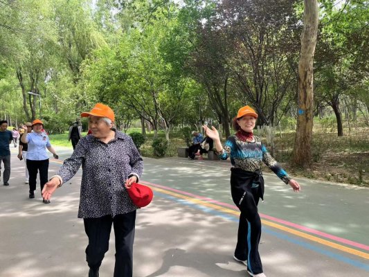 日照银行济南槐荫支行党支部开展“健步槐荫下，同行共未来”健步行活动