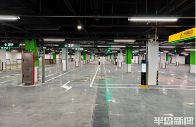 规划650个停车位！青岛北站东广场地下停车场25日起投用