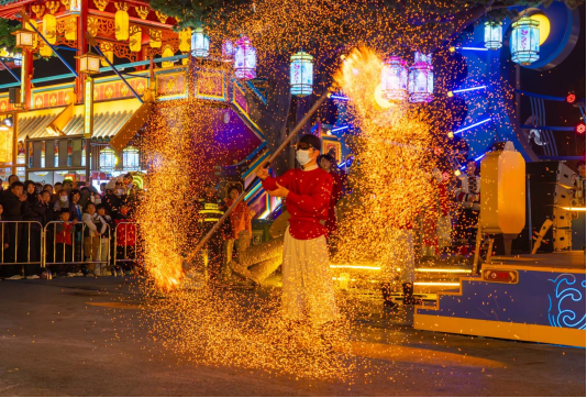 传统非遗文化之炭花舞