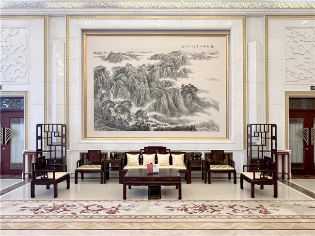 圆明园古典家具入驻国管局中国礼物会客厅