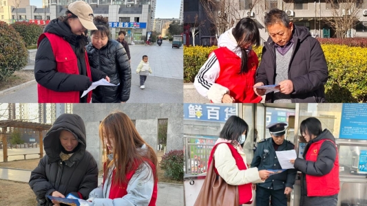 济宁市太白湖新区许庄街道明德花园社区开展“‘宪’声入耳,法润民心”志愿服务活动