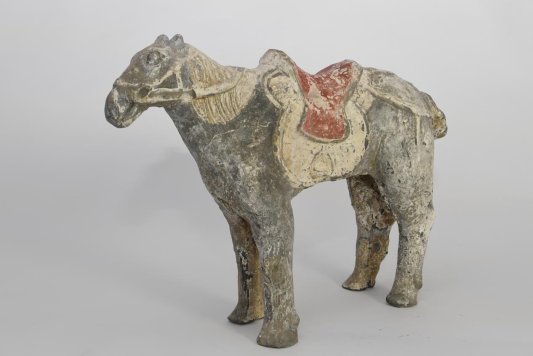 22 M83-72 元彩绘陶马