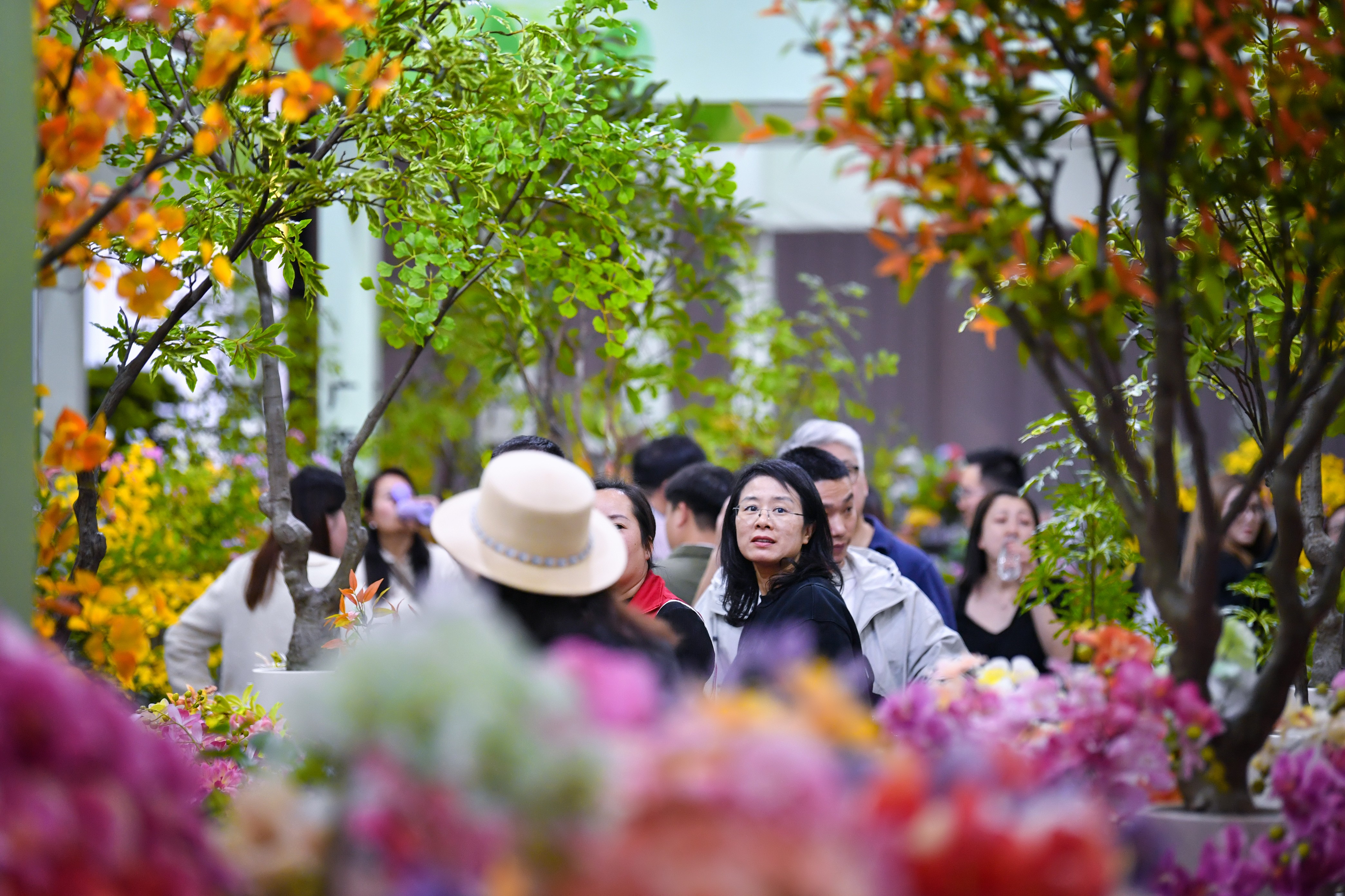 第61届仿真植物交易会璀璨绽放成都