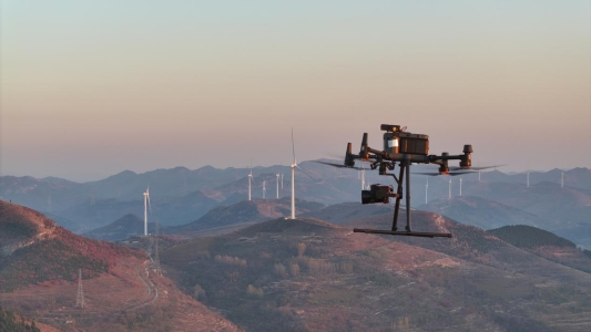 风机空中无人机1