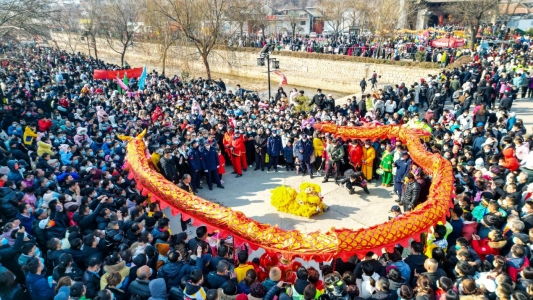 邵凯《龙舞乡村》济南章丘三德范村15966673057