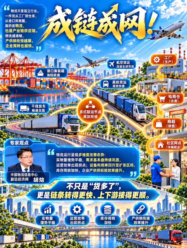 “经”彩新图景丨从物流“热度”看经济“活度”