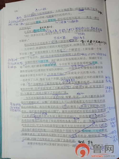 全体同学"醉读名著,放飞激情",同学们读名人传记,看经典著作,或批注