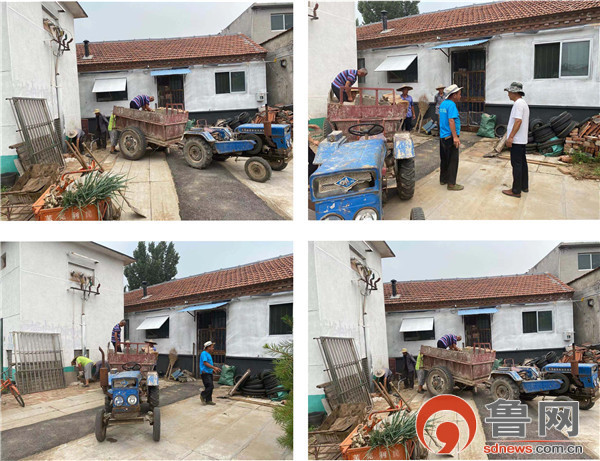 济南市莱芜区杨庄镇前郭庄村人居环境整治在行动