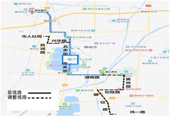 聊城將新增220路公交車7條公交線路有調整