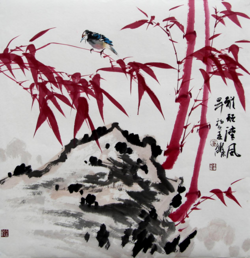 滚滚洪流中,中国画家孟卫东正是以其深厚的综合艺术功底,和融古铸今的