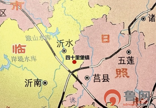莒县长岭镇地图图片