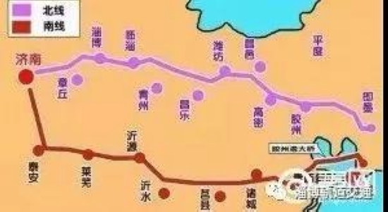 山东沂源的高铁规划图图片