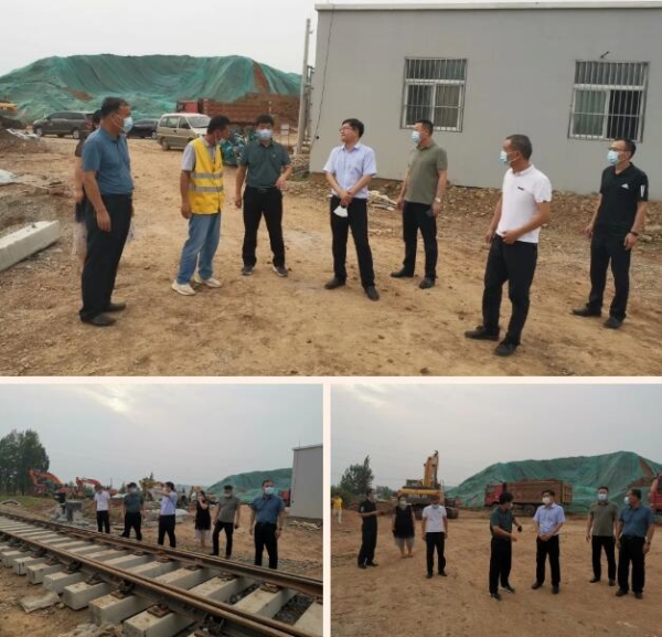 临沂市兰陵县委副书记王元超一行到新兴镇督导检查