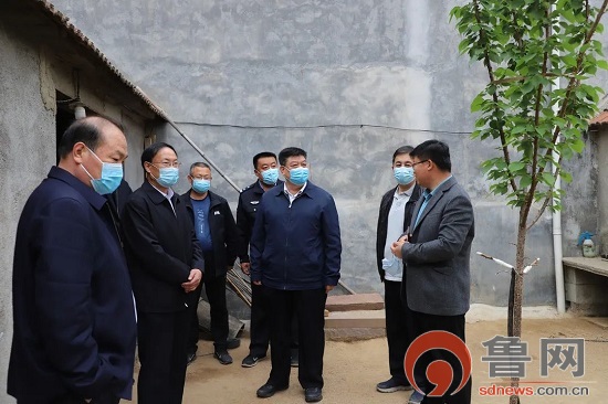 蔡纯良到莒南县板泉镇督导禁种铲毒工作