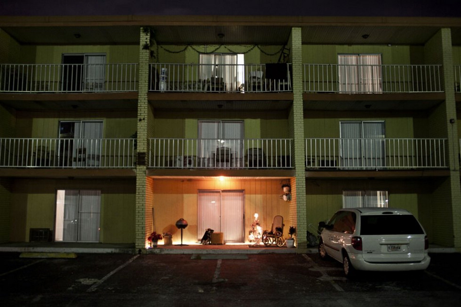 美国汽车旅馆里的流浪者组图