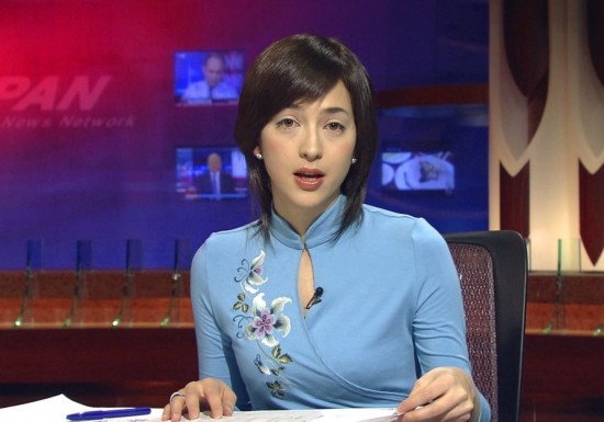 助东京申奥成功的混血美女主播(组图) - 鲁网新闻中心