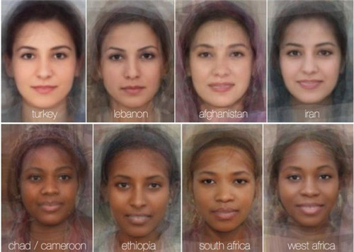 各国女士平均样貌 中国女性脸大过韩日(图)