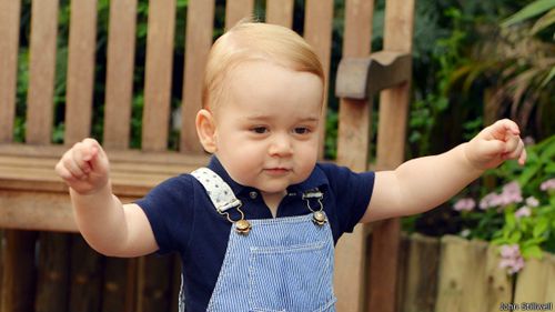 据bbc报道,英国王室19日公布了一张乔治王子的照片,纪念小王子的一岁