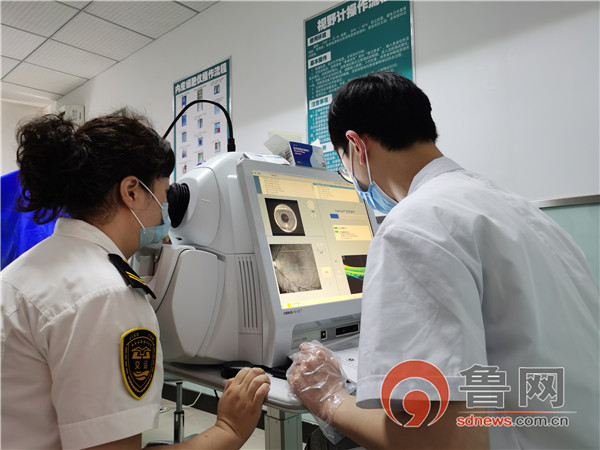 为交运职工做眼科体检活动,具体对视力测试(矫正,裸眼测试);眼压;b超