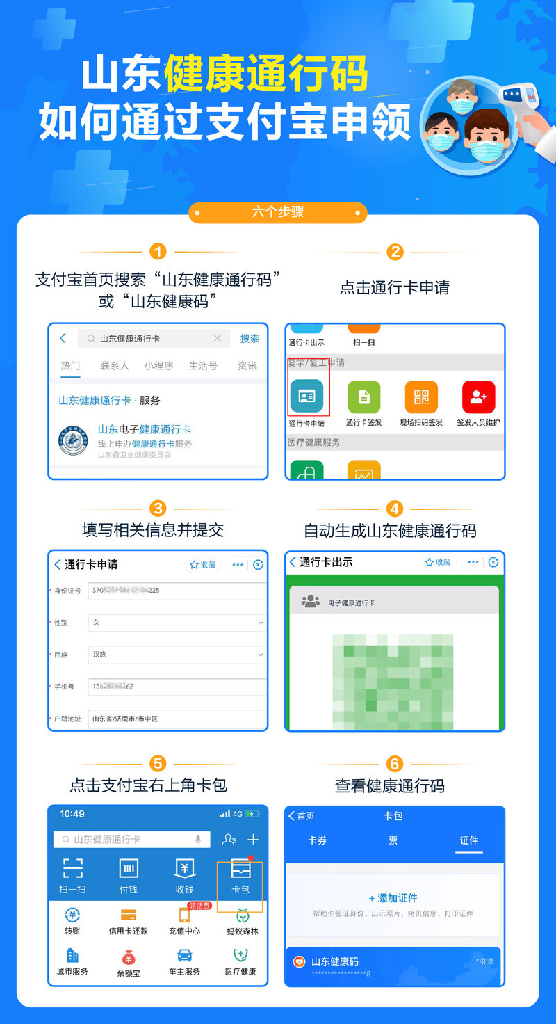山东与北京上海等14省区市建立电子健康通行码省际互认绿码互信通行无