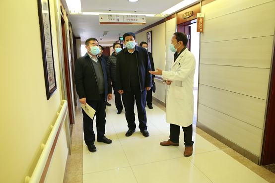 泰安市纪委派驻市卫生健康委纪检组长李永来泰安市中医医院调研指导
