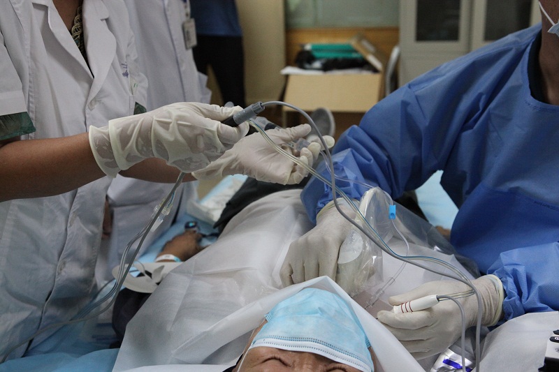 泰安市中医医院超声介入科成功开展肝血管瘤微波消融术