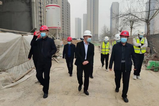 邓文博孙玉勇到丹阳街道郭庄社区调研居民回迁安置房建设 - 菏泽频道