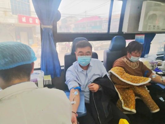 巨野县柳林镇组织无偿献血传递爱与希望
